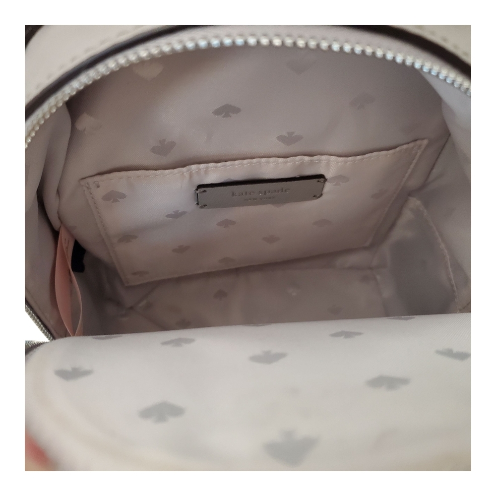 KATE SPADE New York Cameron Mini Convertible Backpack Sling Crossbody SOFT TAUPE - Picture 13 of 17